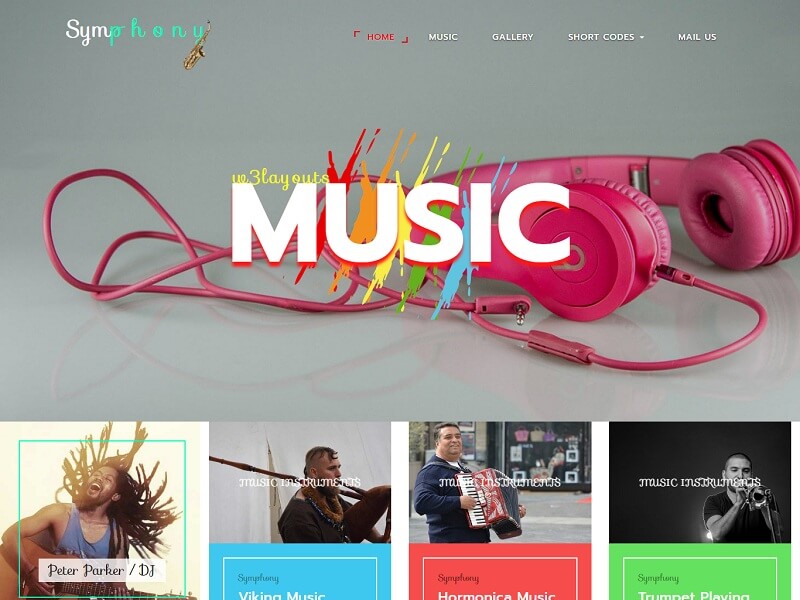 طراحی سایت موسیقی: امکانات و خدمات سایت موسیقی 